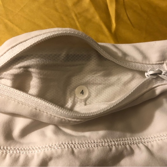 Lululemon Golf Pleated Tennis Skirt White Small 4 - Picture 4 of 7